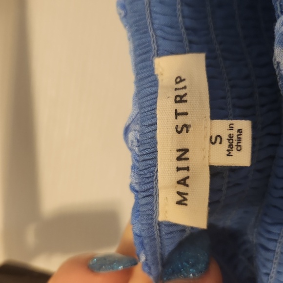 Main Strip strapless romper - Picture 4 of 4